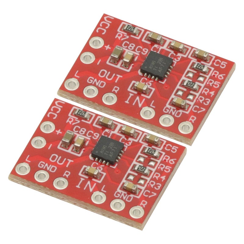 GODIYMODULES 2PCS DC2.3-5.5V TPA6132 Preamplifier Board Differential to Single Input Headphone Amplifier Module Differential Amplifier Board Module - Image 3